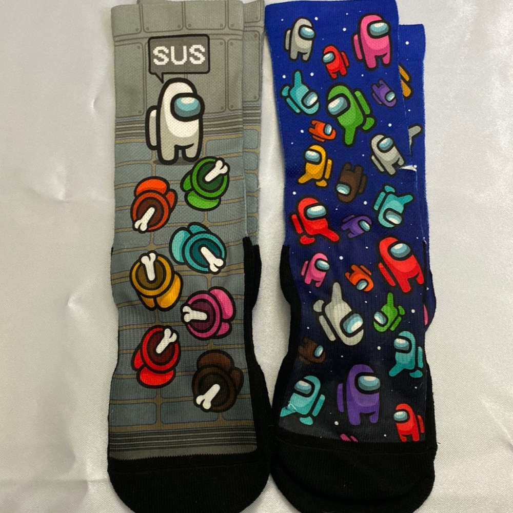 New without Tags Socks 2 pair Among Us Sz S/M
